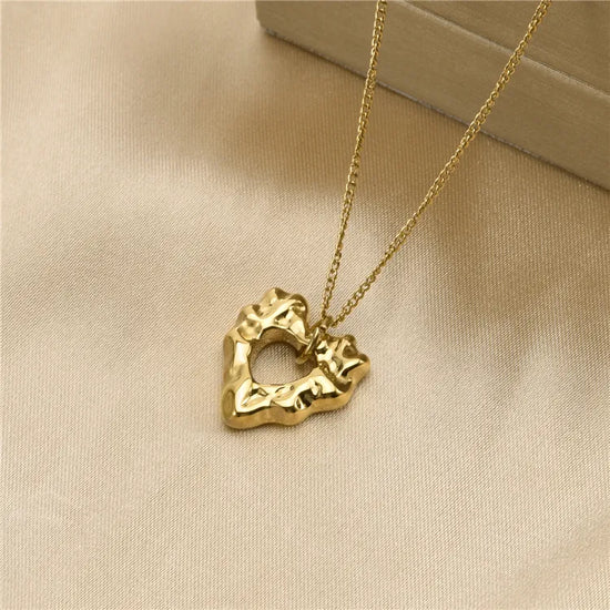 Melted Heart Necklace