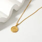 Angel Wing Coin Necklace