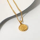 Angel Wing Coin Necklace