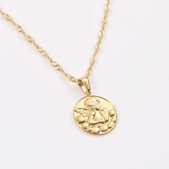 Angel Coin Necklace